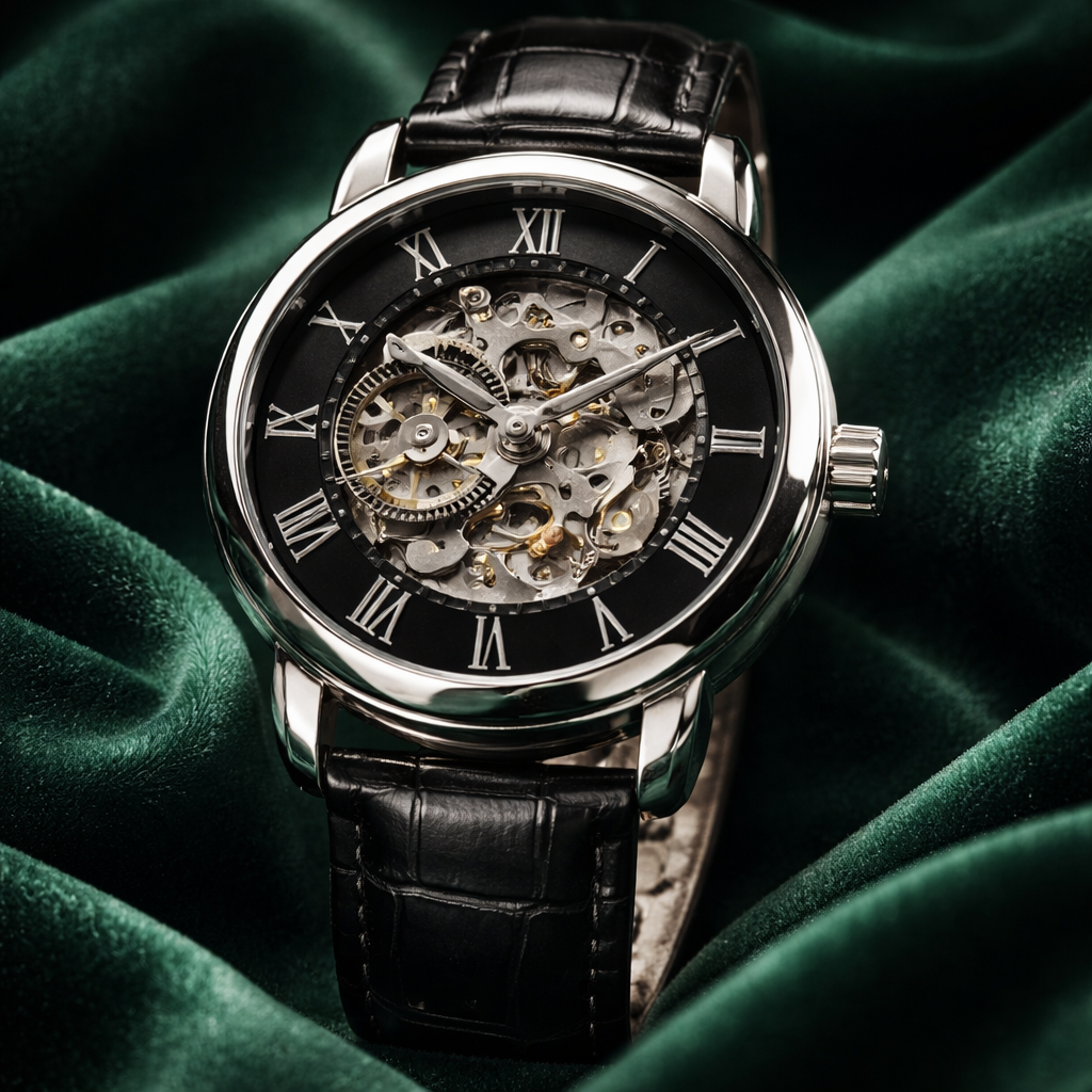 The Safe Place Collection™ Luxury Automatic Watch – Gift for Him