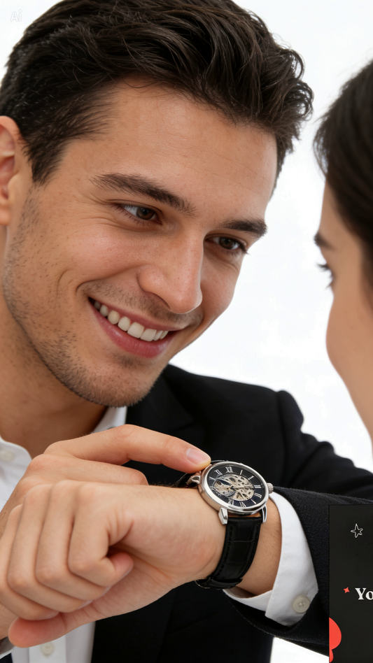 The Safe Place Collection™ Luxury Automatic Watch – Gift for Him