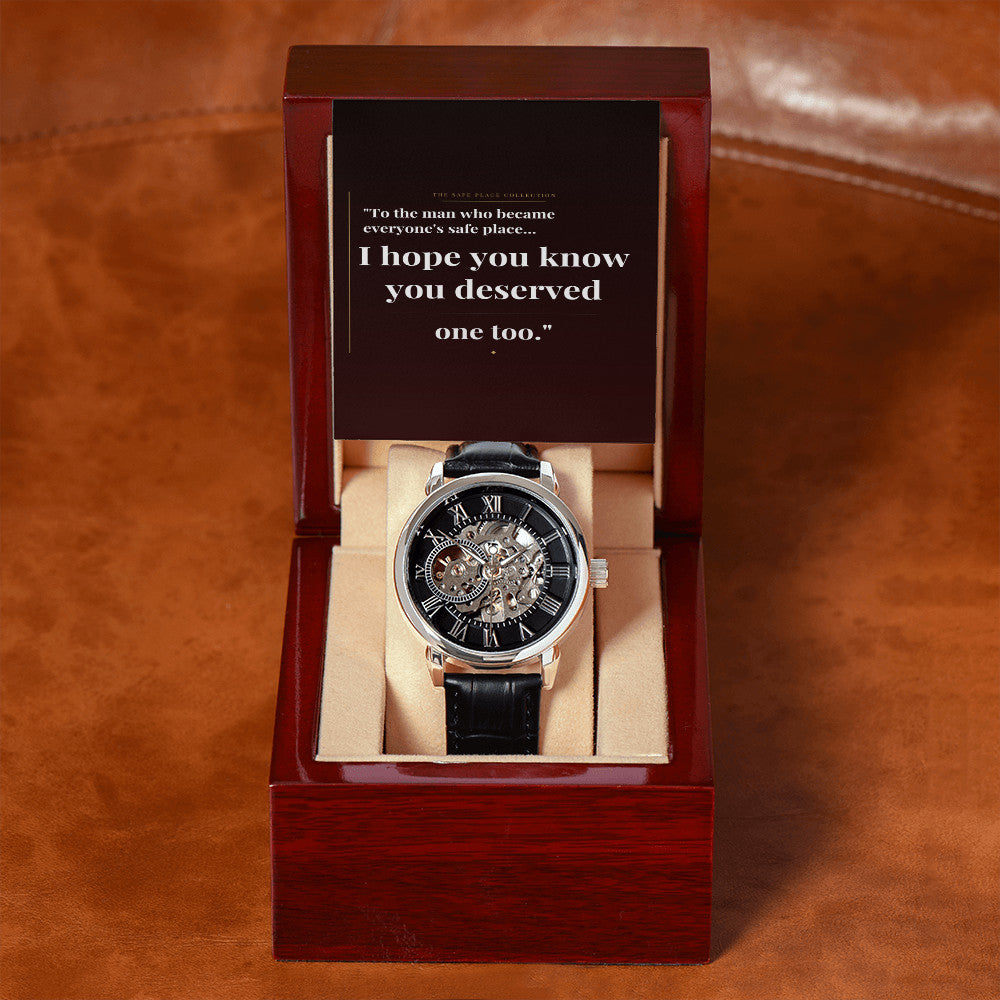 The Safe Place Collection™ Luxury Automatic Watch – Gift for Him