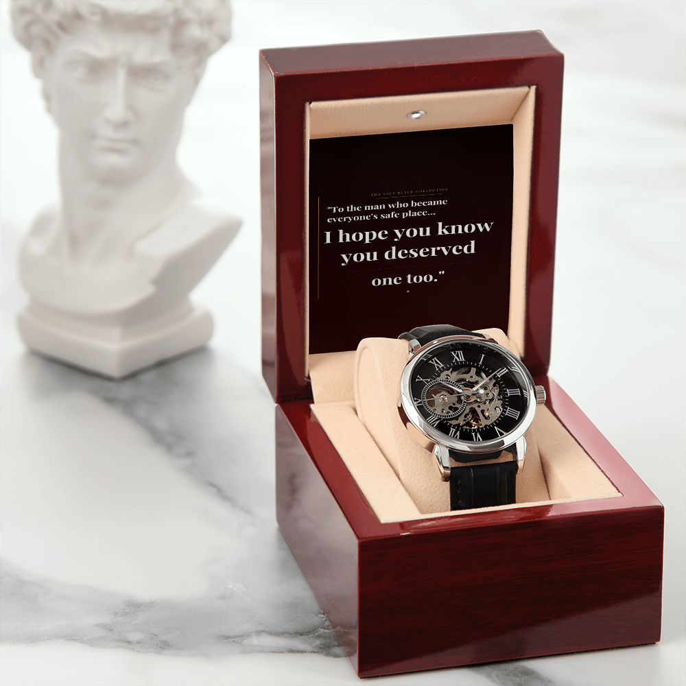 The Safe Place Collection™ Luxury Automatic Watch – Gift for Him