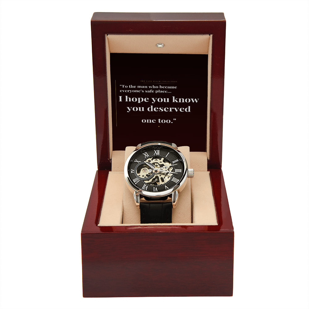 The Safe Place Collection™ Luxury Automatic Watch – Gift for Him