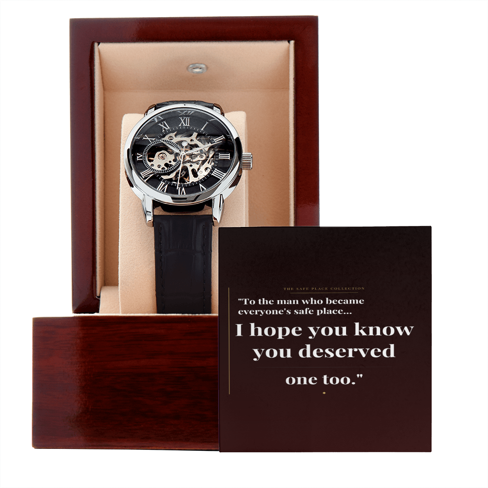 The Safe Place Collection™ Luxury Automatic Watch – Gift for Him