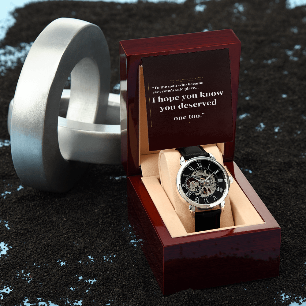 The Safe Place Collection™ Luxury Automatic Watch – Gift for Him
