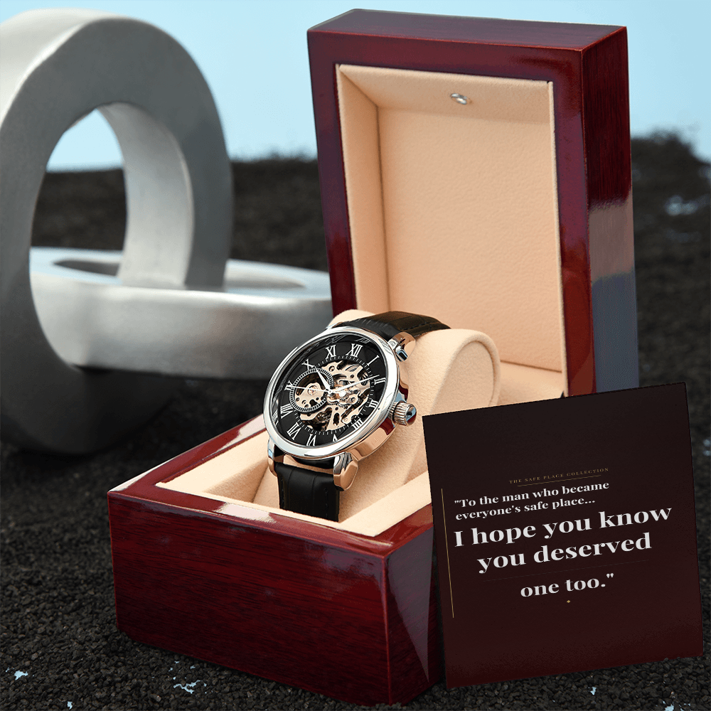 The Safe Place Collection™ Luxury Automatic Watch – Gift for Him