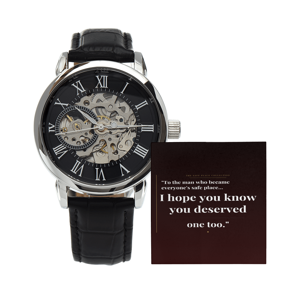 The Safe Place Collection™ Luxury Automatic Watch – Gift for Him
