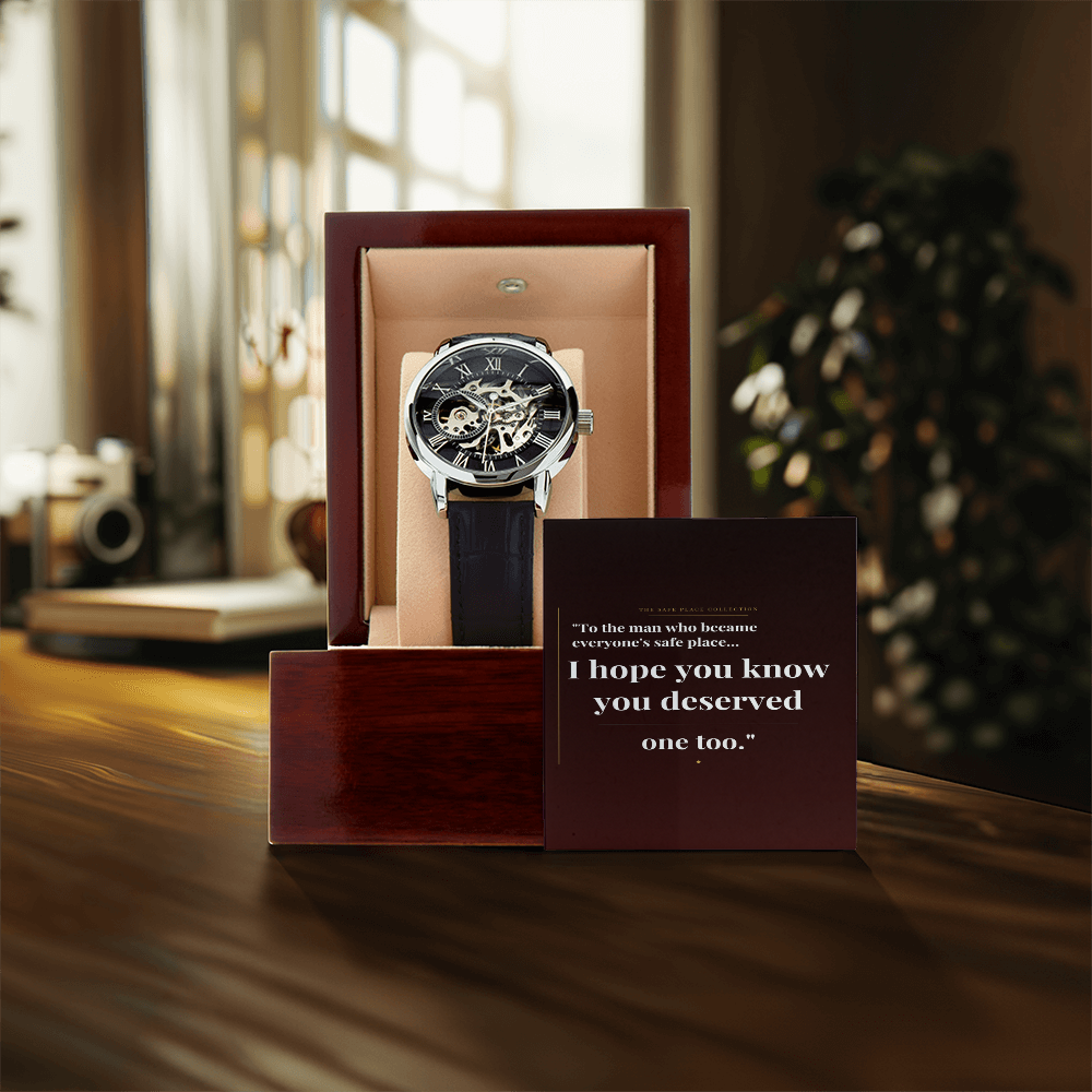 The Safe Place Collection™ Luxury Automatic Watch – Gift for Him