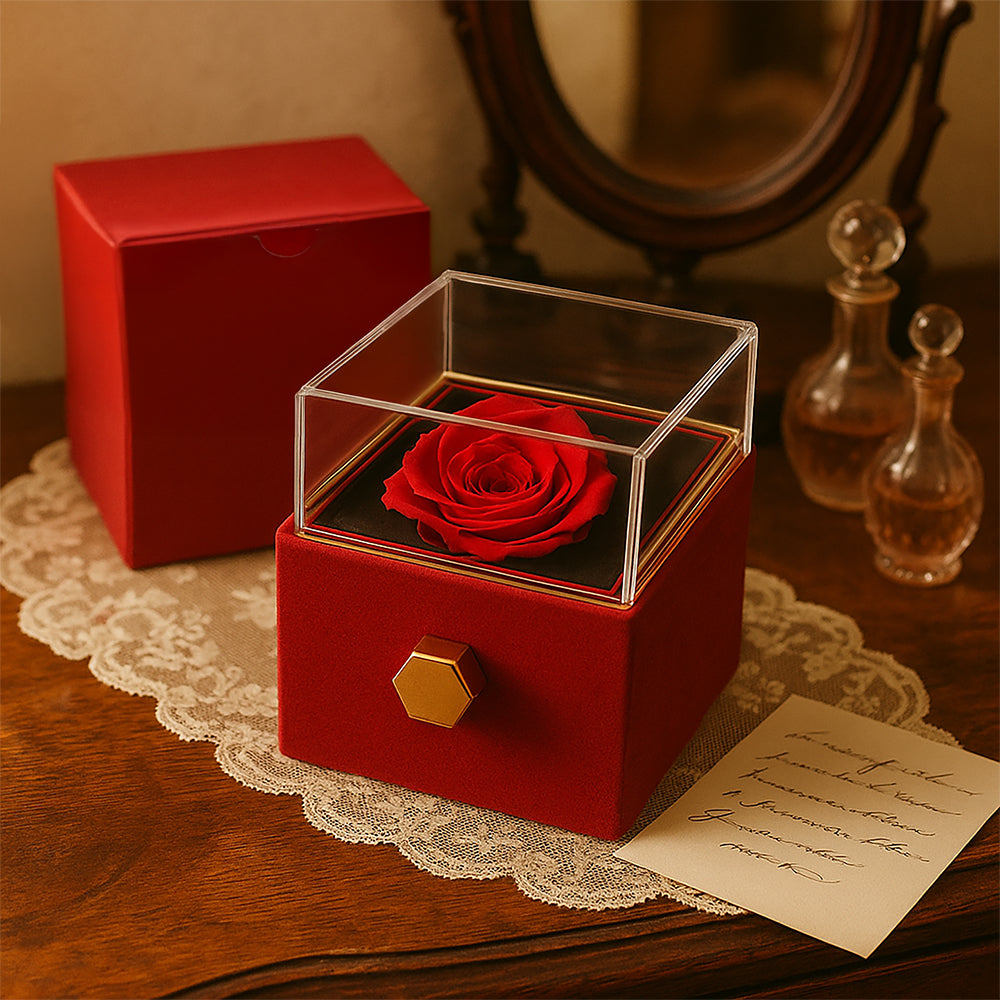 To My Beautiful Mother - Forever Rose Necklace Gift Box